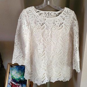 Beautiful J. Jill Lace Top